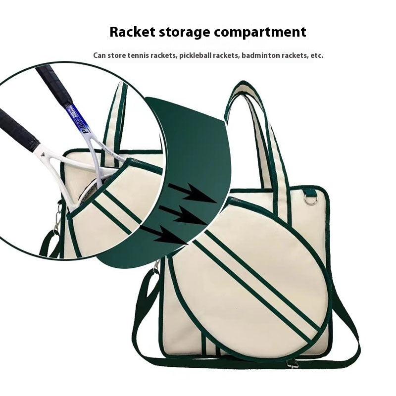 Tennis Cross Body Portable Canvas Bag