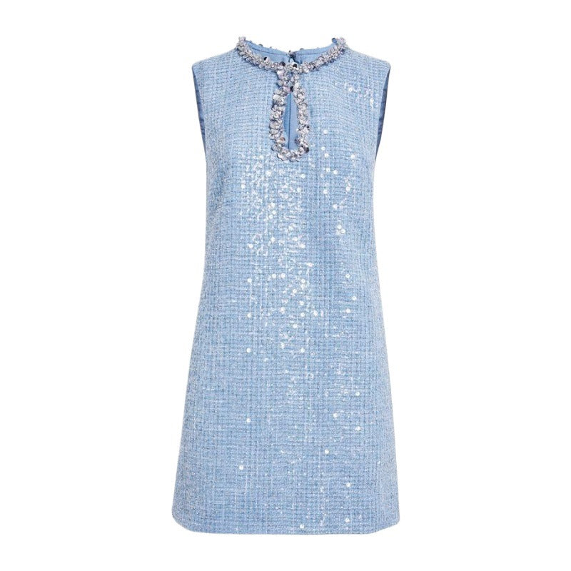 Women's French Sleeveless Dress