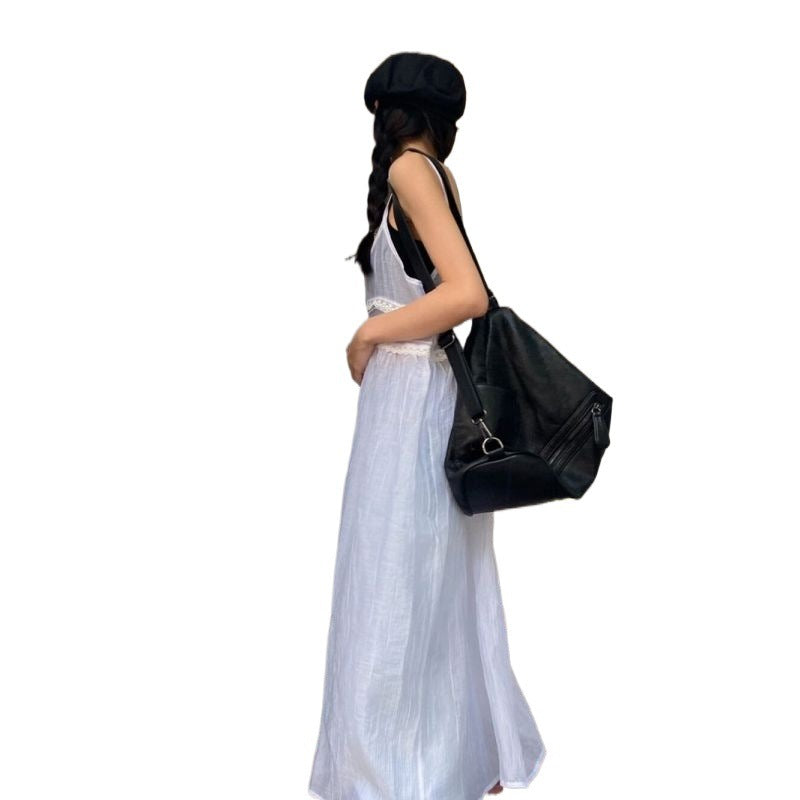 White Voile Cotton Summer Dress