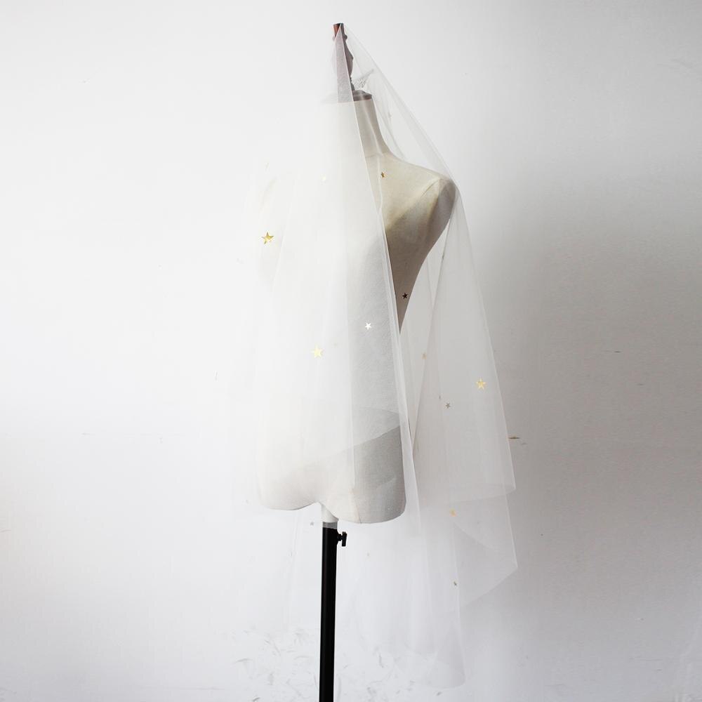 Traditional One Piece Full Wedding Veil