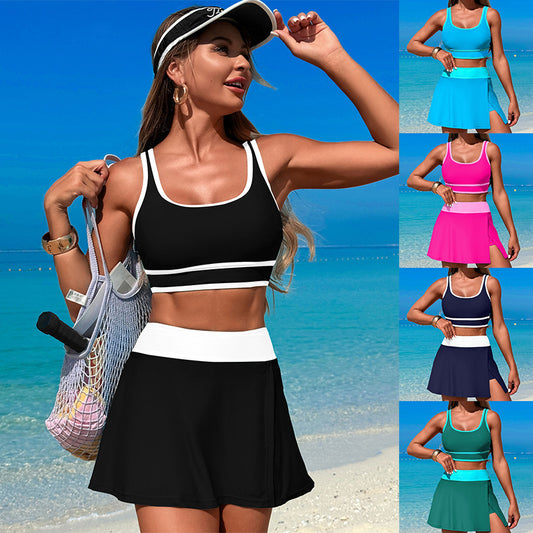 Bikini Hot Spring Women's Beach Exercise Skirt