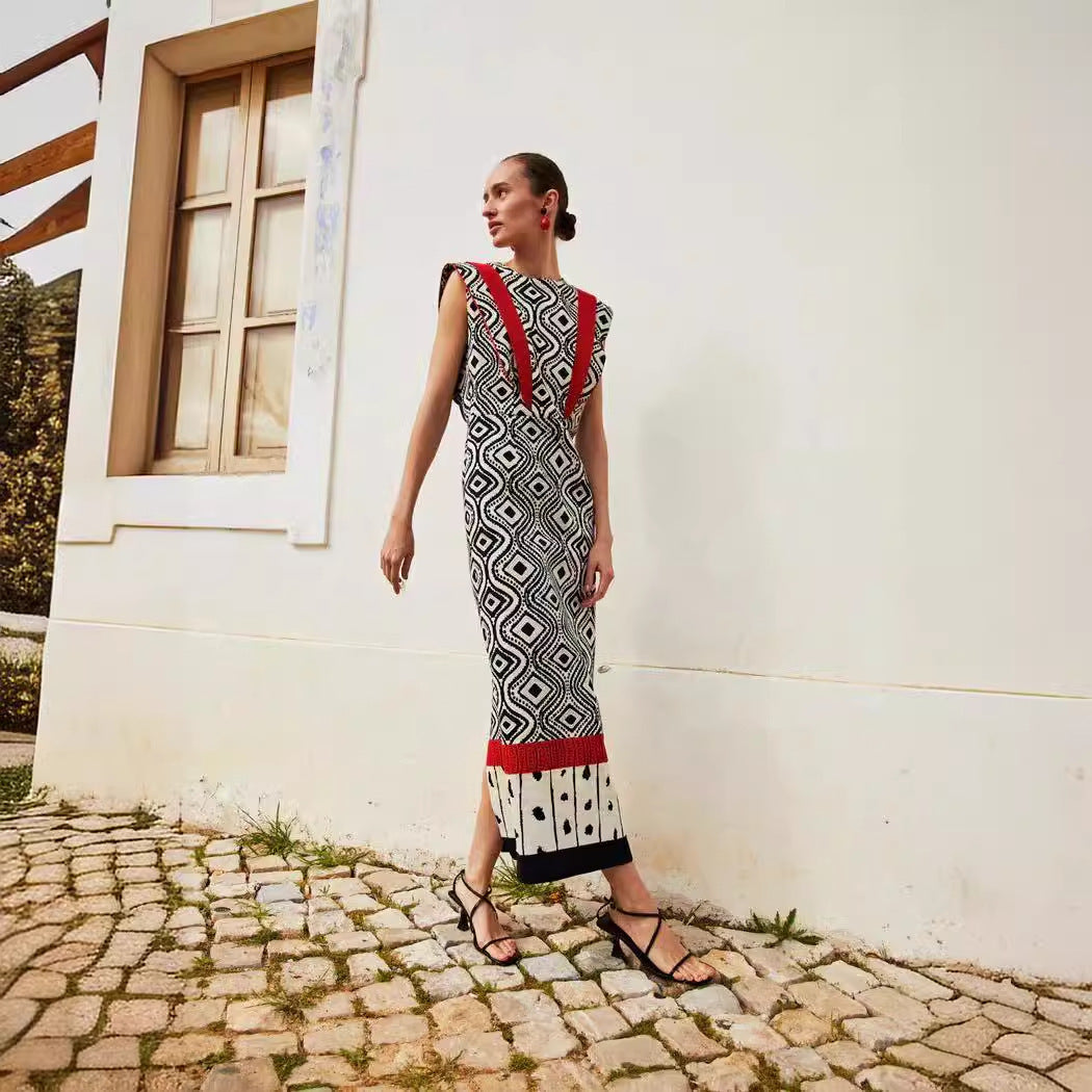 Women's Retro Style Sleeveless A Line Dress