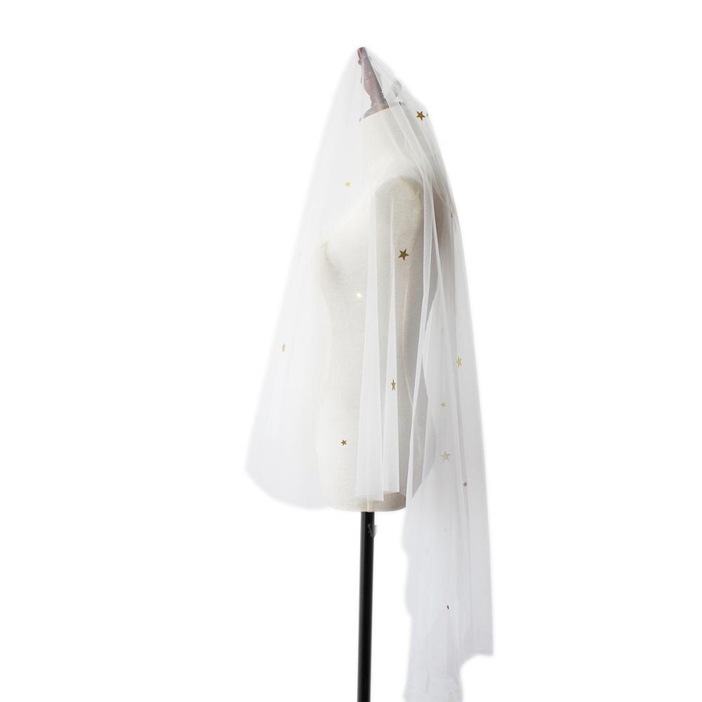 Traditional One Piece Full Wedding Veil