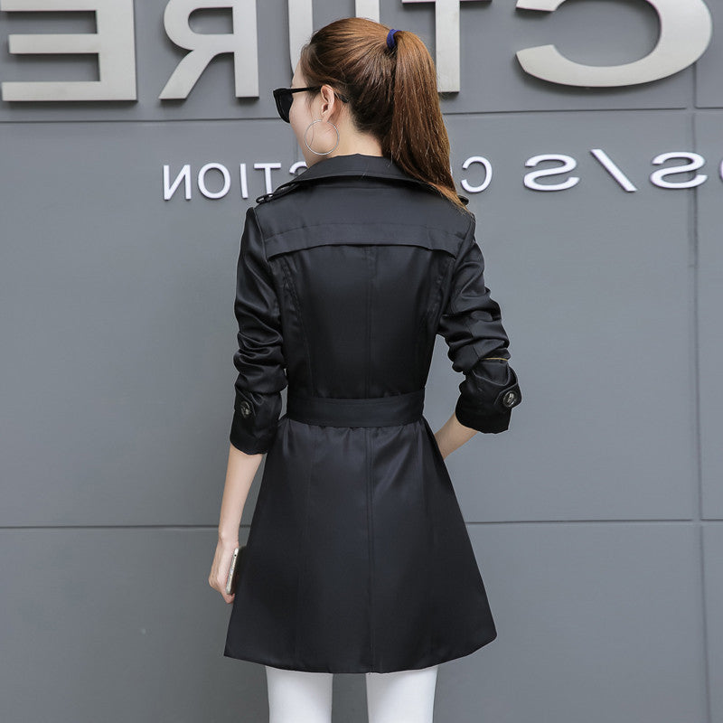 Women's Mid Length Trench Coat
