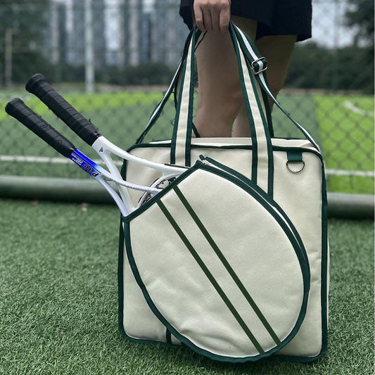 Tennis Cross Body Portable Canvas Bag