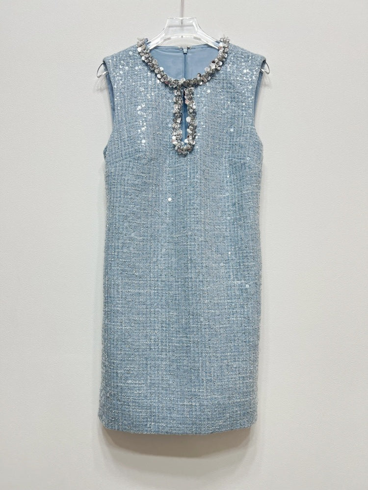 Women's French Sleeveless Dress