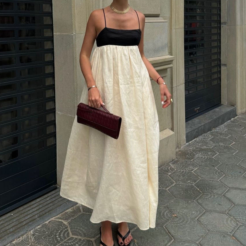 Casual Cotton & Linen Sun Dress