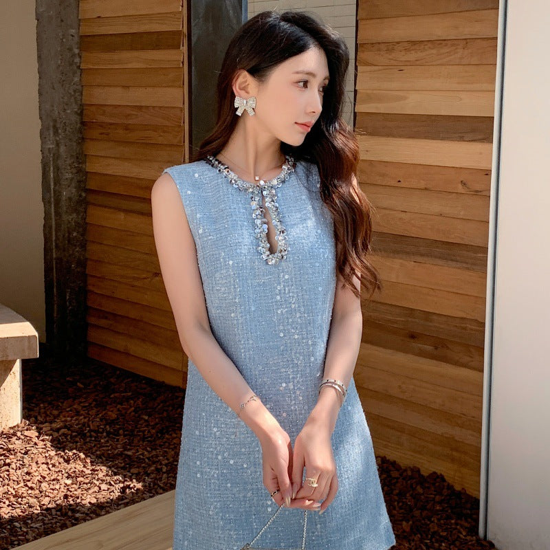 Women's French Sleeveless Dress