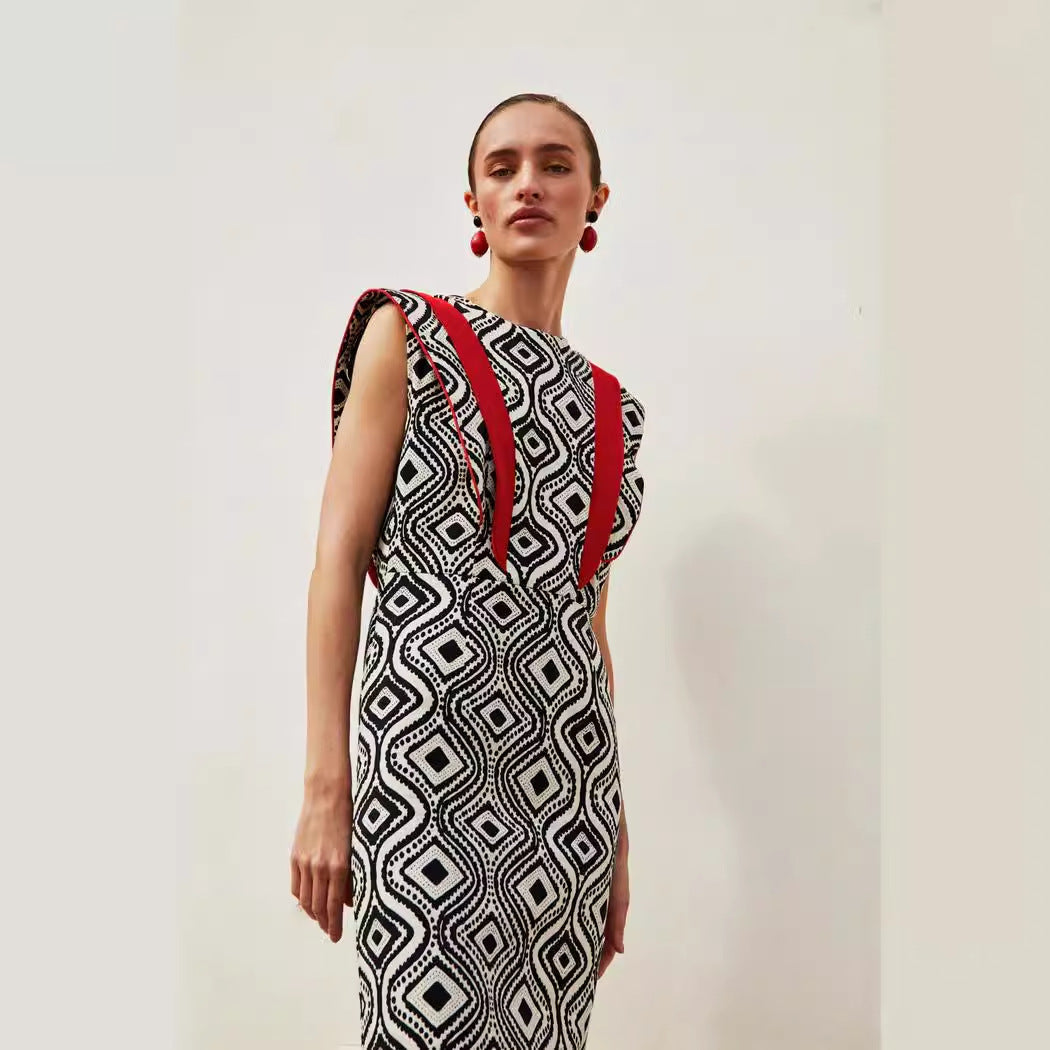 Women's Retro Style Sleeveless A Line Dress