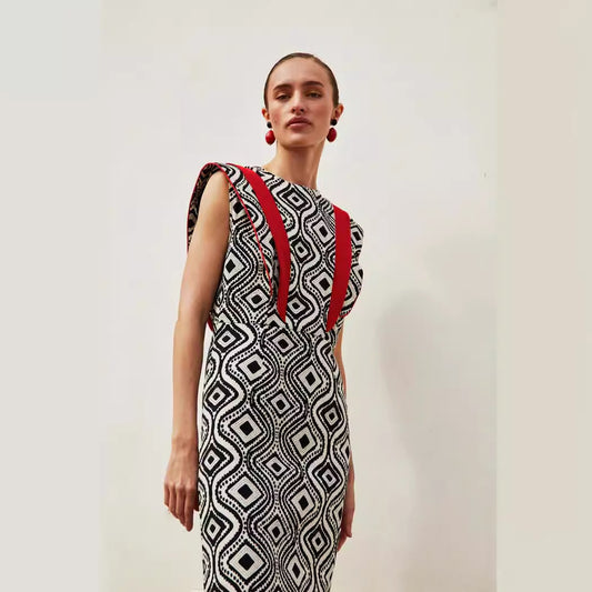 Women's Retro Style Sleeveless A Line Dress