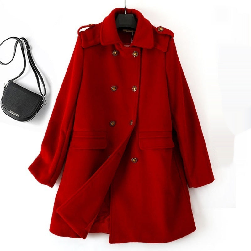 Women's Double Breasted  Trench Coat
