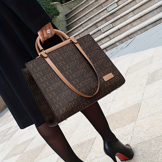 Vintage Charm Tote Elegant Spacious and Versatile