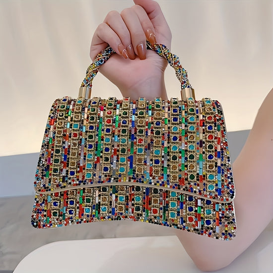 Dazzling Rhinestone Crystal Clutch Sparkle at Every Angle