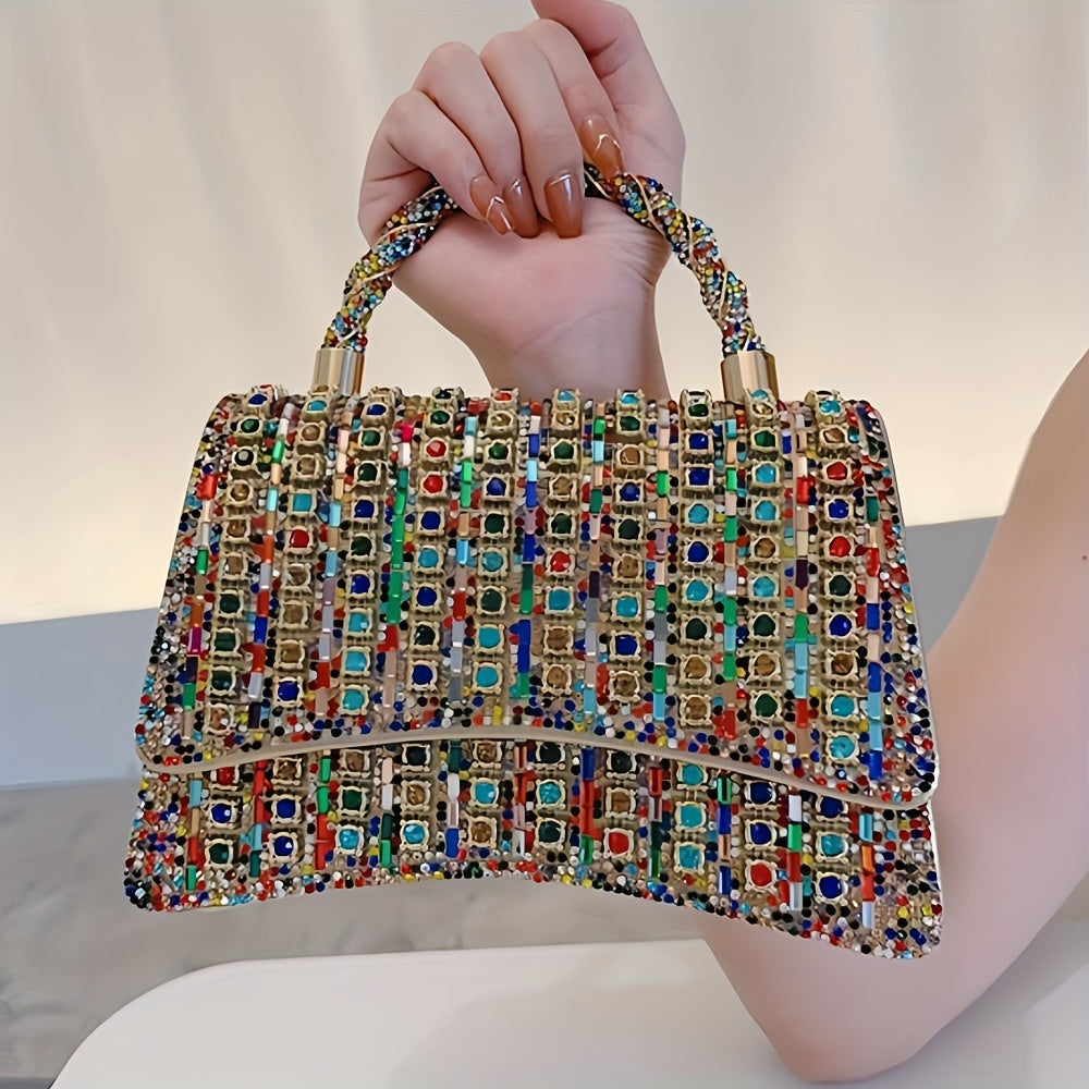 Dazzling Rhinestone Crystal Clutch Sparkle at Every Angle